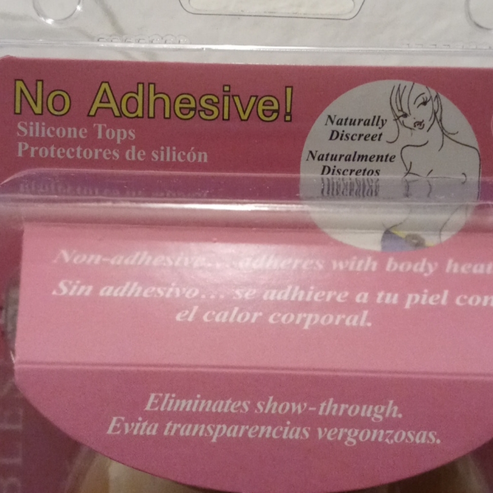 Reusable no adhesive silicone tops